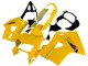 Carénages Moto Honda VFR 800 1998-2001 - Jaune