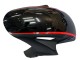 Carénages Moto Honda CBR1000RR 2004-2005 - Noir Brillant Gris Brillant Rouge Bande