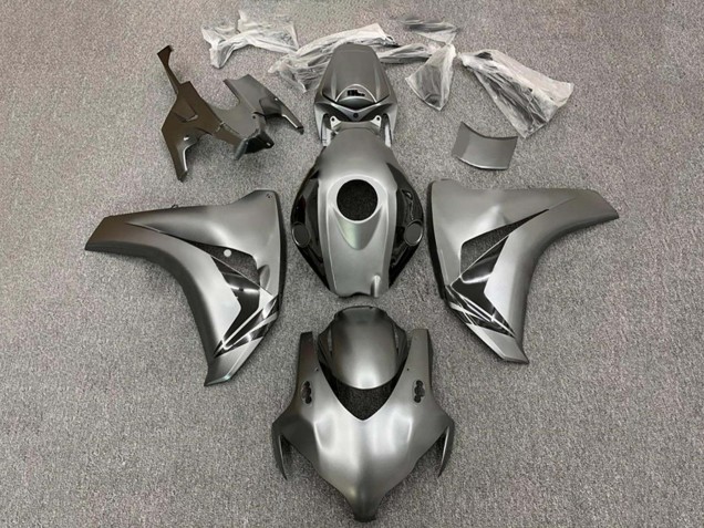 Carénage Moto Honda CBR1000RR 2008-2011 - Gris Noir Brillant