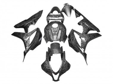 Carénages Moto Honda CBR600RR 2007-2008 - Noir Fibre de Carbone Forgée