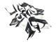 Carénages Moto Kawasaki ZX10R 2008-2010 - Noir Brillant Blanc Vert Monstre Elf