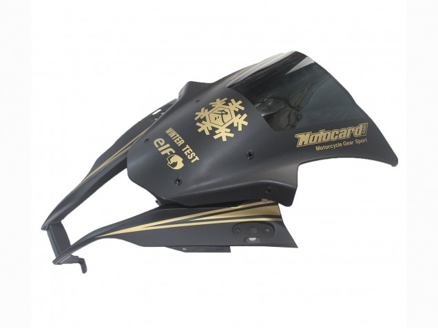 Carénages Moto Kawasaki ZX10R 2011-2015 - Noir Mat Or Neige Elf