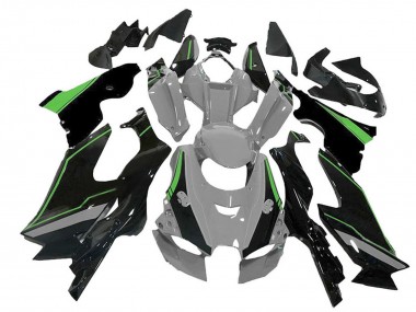 Carénage Moto Kawasaki ZX10R 2021-2025 - Gris Vert Noir