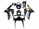 Carénages Moto Kawasaki ZX6R 2003-2004 - Noir Mat Or 636