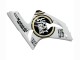 Carénages Moto Kawasaki ZX6R 2003-2004 - Blanc Noir Motul Lucky Strike