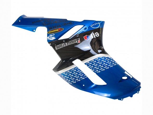 Carénages Moto Kawasaki ZX6R 2007-2008 - Noir Bleu Elf