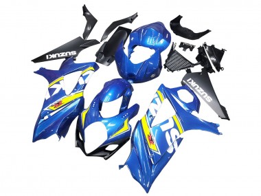 Carénages Moto Suzuki GSXR 1000 2007-2008 - Bleu Jaune Noir
