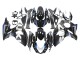 Carénages Moto Suzuki GSXR 1000 2009-2016 - Noir Mat Blanc Bleu