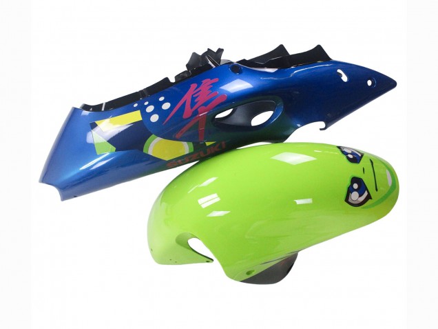 Carénages Moto Suzuki GSXR 1300 Hayabusa 1996-2007 - Bleu Vert Requin 46