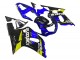 Carénages Moto Suzuki GSXR 600 / GSXR 750 2001-2003 - Bleu Jaune Noir Brillant