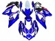 Carénages Moto Suzuki GSXR 600 / GSXR 750 2008-2010 - Blanc Bleu Rose Ecstar Motul
