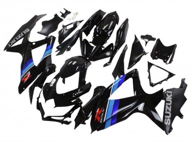 Carénages Moto Suzuki GSXR 600 / GSXR 750 2008-2010 - Noir Brillant Bleu