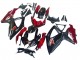 Carénage Moto Suzuki GSXR 600 / GSXR 750 2008-2010 - Rouge Noir Brillant