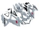 Carénages Moto Suzuki GSXR 600 / GSXR 750 2008-2010 - Gris Brillant