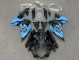 Carénages Moto Suzuki GSXR 600 / GSXR 750 2011-2024 - Noir Brillant Bleu Clair