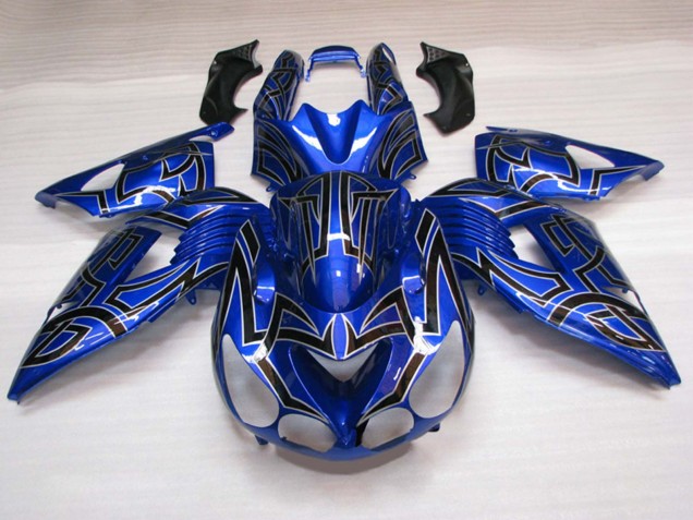 Carénages Moto Suzuki GSXR 600 / GSXR 750 2011-2024 - Bleu Noir