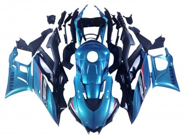 Carénage Moto Yamaha YZF R3/R25 2022-2024 - Bleu Blanc Rouge Noir