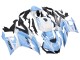 Carénages Moto Yamaha YZF R3/R25 2022-2024 - Blanc Bleu Clair