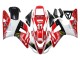 Carénages Moto Yamaha YZF 1000 R1 1998-1999 - Rouge Blanc Noir Jaune Monstre Milwaukee MAXXIS 11