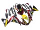 Carénages Moto Yamaha YZF 1000 R1 2009-2011 - Rouge Jaune Noir Requin 46