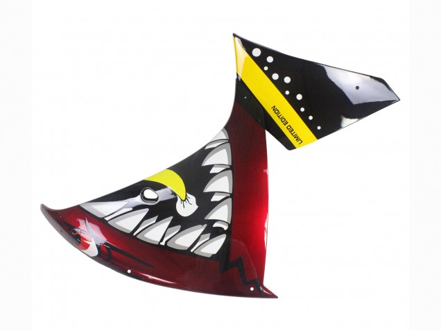 Carénages Moto Yamaha YZF 1000 R1 2009-2011 - Rouge Jaune Noir Requin 46