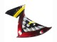 Carénages Moto Yamaha YZF 1000 R1 2009-2011 - Rouge Jaune Noir Requin 46