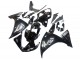 Carénages Moto Yamaha YZF 1000 R1 2009-2011 - Noir Brillant Blanc Décalque