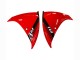 Carénage Moto Yamaha YZF 1000 R1 2012-2014 - Rouge Noir Brillant