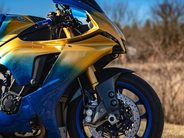Carénages Moto Yamaha YZF 1000 R1 2020-2025 - Bleu Or