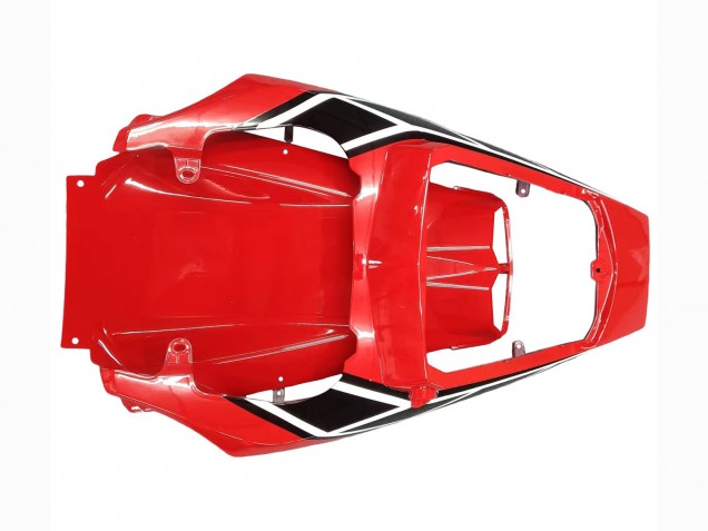 Carénage Moto Yamaha YZF R6 2003-2004 - Blanc Rouge Noir Brillant