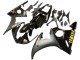 Carénages Moto Yamaha YZF R6S 2006-2009 - Noir Brillant Noir Mat Or Décalque