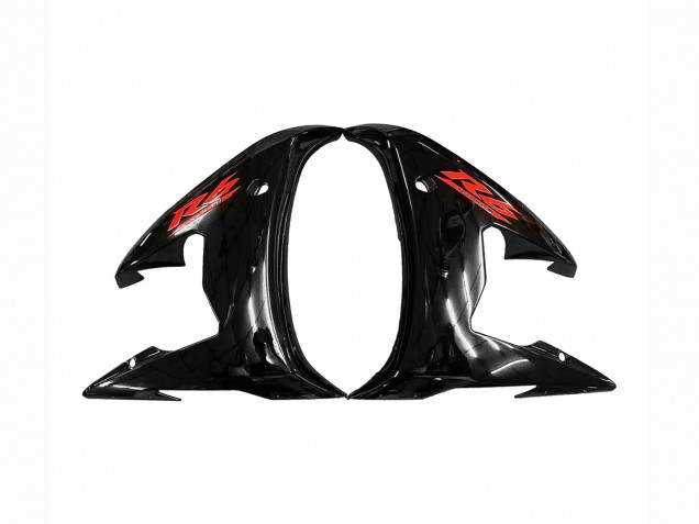 Carénages Moto Yamaha YZF R6 2003-2004 - Noir Brillant Rouge