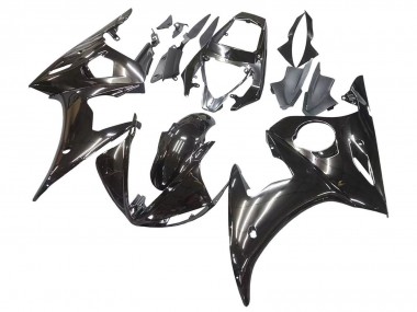 Carénages Moto Yamaha YZF R6S 2006-2009 - Noir Brillant