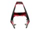 Carénages Moto Yamaha YZF 600 R6 2005 - Noir Mat Rouge Geometric