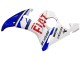 Carénages Moto Yamaha YZF 600 R6 2005 - Blanc Bleu Dunlop Fiat Motul