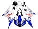 Carénages Moto Yamaha YZF 600 R6 2005 - Blanc Bleu Dunlop Fiat Motul