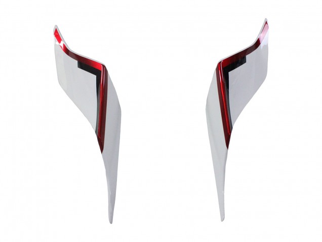 Carénages Moto Yamaha YZF 600 R6 2017-2023 - Blanc Rouge Noir