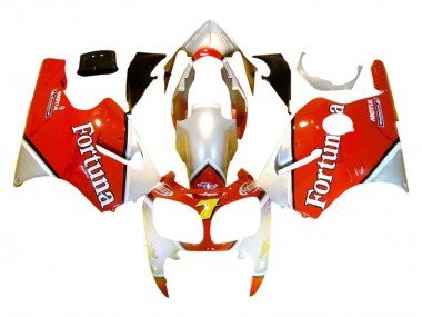 Carénages Moto Kawasaki ZX12R 2000-2001 - Argent Rouge Fortuna Motul 7
