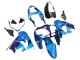 Carénages Moto Kawasaki ZX9R 2000-2001 - Bleu Noir