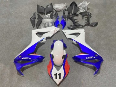 Carénages Moto Honda CBR650R 2021-2023 - Blanc Bleu Rouge 11