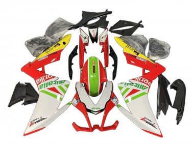 Carénages Moto Aprilia RSV4 1000 2009-2015 - Blanc Rouge Vert Jaune