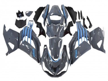 Carénages Moto Kawasaki ZX14R ZZR1400 2012-2024 - Nardo Gris Bleu