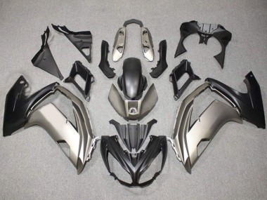 Carénages Moto Kawasaki Ninja 650 EX650 2012-2016 - Argent Noir Mat