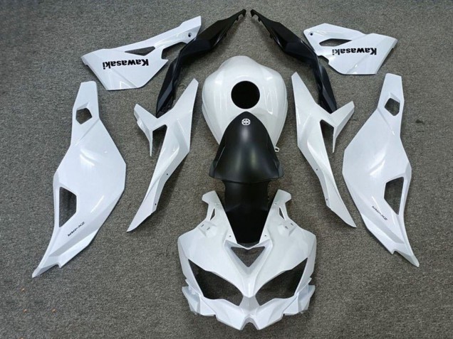 Carénages Moto Kawasaki ZX25R ZX-25R 2019-2025 - Blanc Noir Mat