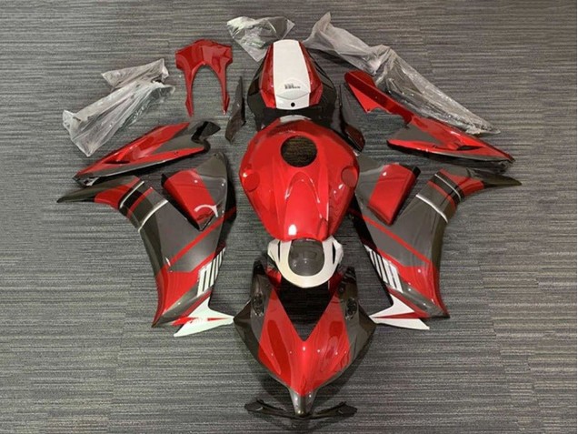 Carénages Moto Honda CBR1000RR 2012-2016 - Rouge Gris Blanc