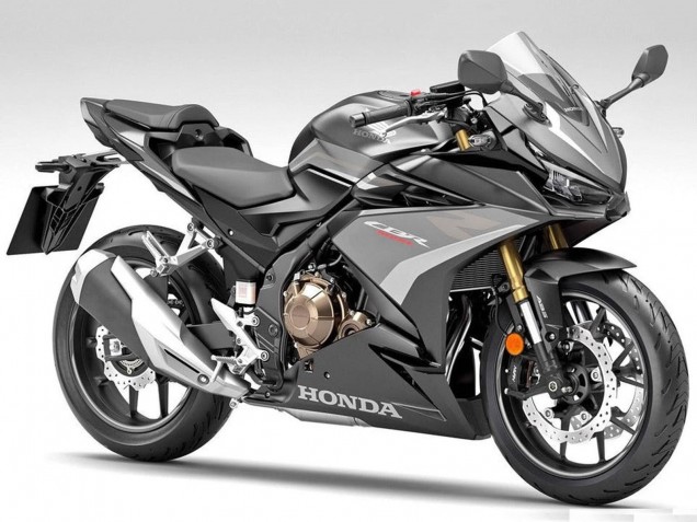 Carénages Moto Honda CBR500R 2019-2021 - Argent Noir Mat