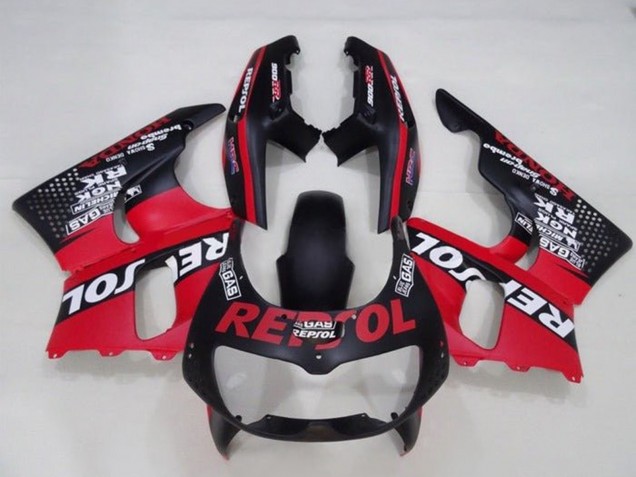 Carénages Moto Honda CBR900RR 893 1994-1995 - Rouge Noir Mat Blanc Repsol
