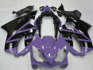 Carénages Moto Honda CBR600 F4i 2004-2007 - Violet Clair Noir Brillant