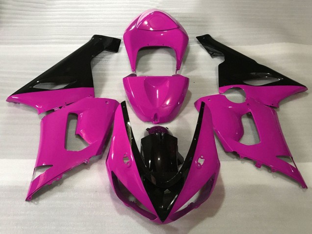 Carénages Moto Kawasaki ZX6R 2005-2006 - Rose Noir