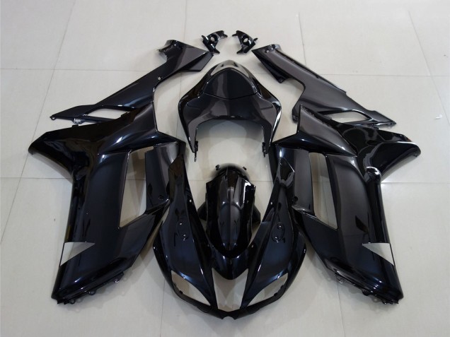 Carénage Moto Kawasaki ZX6R 2007-2008 - Noir Brillant